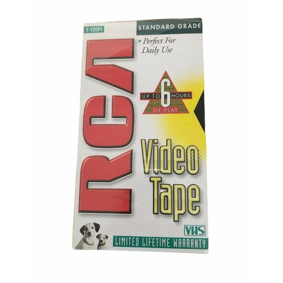 RCA VHS Video Tape T-120H NEW Standard Grade up to 6 Hours of Play Lot of 2 - Picture 4 of 9